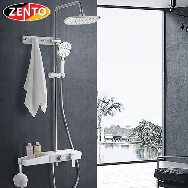 Bộ sen cây nóng lạnh Luxury Shower ZT8022-white