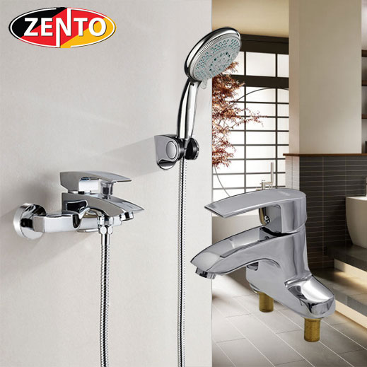 Cặp đôi sen tắm và vòi lavabo Zento CB022