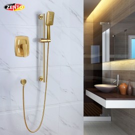 Bộ sen tắm nóng lạnh âm tường ZT6169-Gold