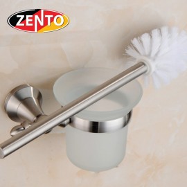 Bộ chổi cọ, kệ đỡ toilet inox304 Zento HC3801