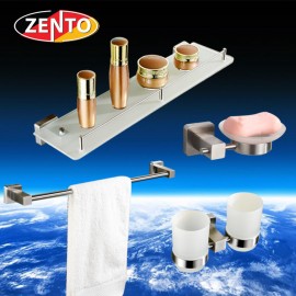 Bộ 4 phụ kiện gương phòng tắm inox 304 Zento HC167