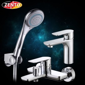 Cặp đôi sen tắm và vòi lavabo Zento CB025