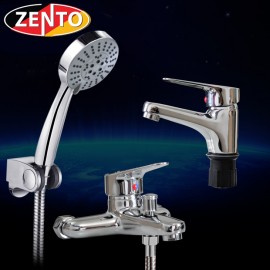 Cặp đôi sen tắm và vòi lavabo Zento CB016