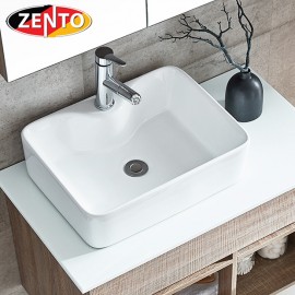 Chậu lavabo đặt bàn Zento LV6089 (480x380x130)