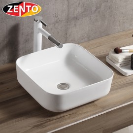 Chậu lavabo đặt bàn Zento LV6142 (390x390x130mm)