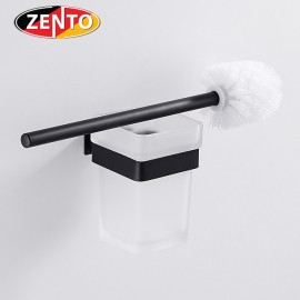 Bộ chổi cọ toilet inox304 Black series Zento HC6807