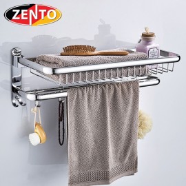 Giá để đồ kết hợp treo khăn inox Zento HA4647