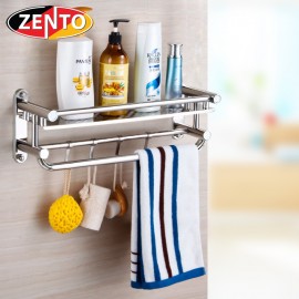 Giá để đồ kết hợp treo khăn inox Zento HA4657