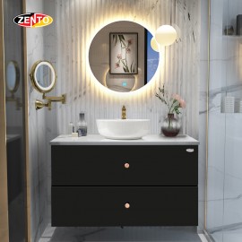 Bộ tủ lavabo, bàn đá, gương đèn Led ZT-LV8982 (cánh Acrylic)