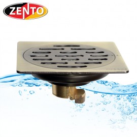 Thoát sàn chống mùi và côn trùng inox Zento ZT542-1L (100x100mm)
