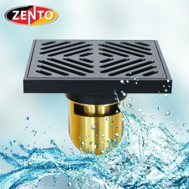Thoát sàn chống mùi Black series Zento ZT578-1B (120x120mm)
