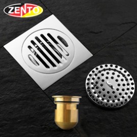 Phễu thoát sàn chống mùi hôi Zento ZT559-1Pro (120x120mm)