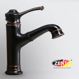 Vòi lavabo nóng lạnh Classic Series ZT2132-B (Dây rút)