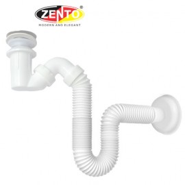 Bộ xi phông & ống xả mềm lavabo ZXP028-W