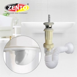 Bộ xi phông & ống xả mềm Zento ZXP029-Brushed