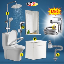 Combo 5 thiết bị vệ sinh Zento BS05