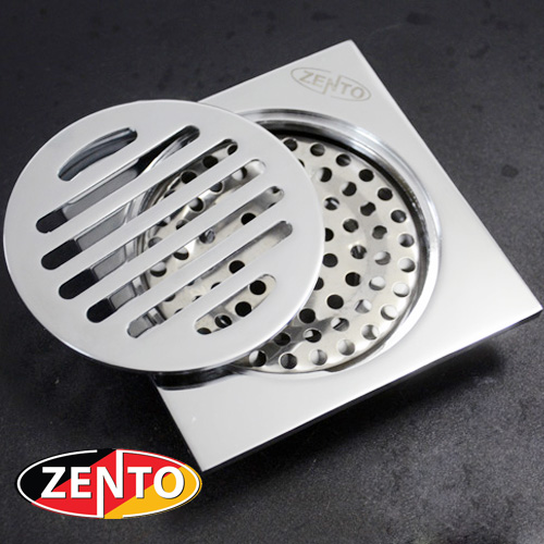 Hố ga thoát sàn chống mùi hôi Zento ZT608 (10x10cm)