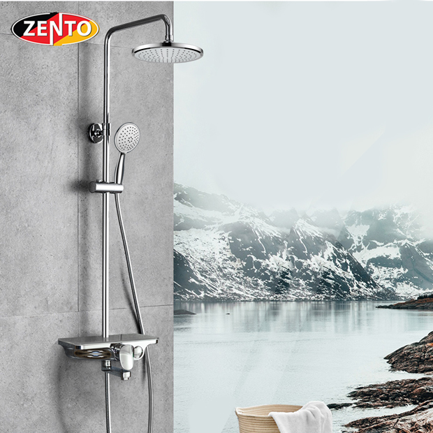 Bộ sen cây nóng lạnh Luxury Shower ZT8710-white