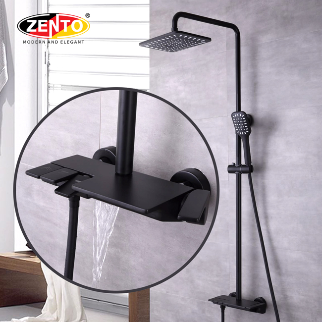 Bộ sen cây nóng lạnh Luxury Shower ZT8711-Black