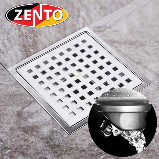 Thoát sàn chống mùi inox Square Zento ZT654-1L (150x150)