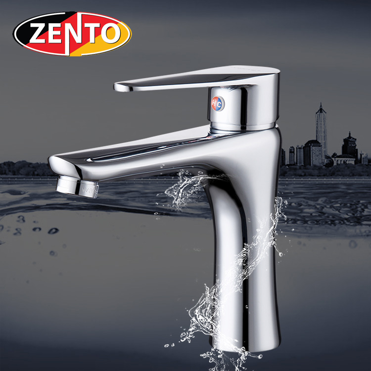 Vòi chậu lavabo nóng lạnh Zento ZT2027