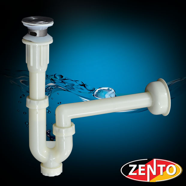 Bộ xi phông & ống xả chậu lavabo Zento ZXP013