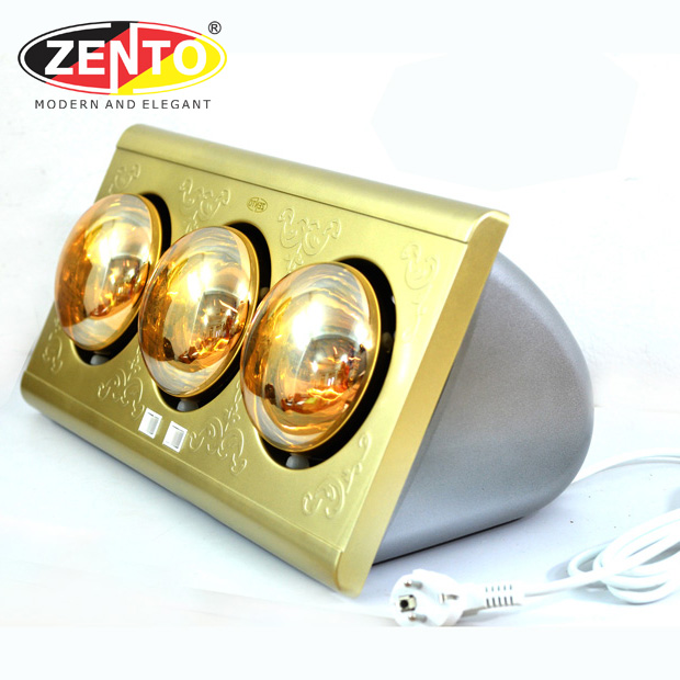 Đèn sưởi nhà tắm 3 bóng Zento ZT3-H Gold